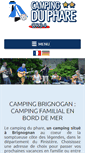 Mobile Screenshot of camping-du-phare.com